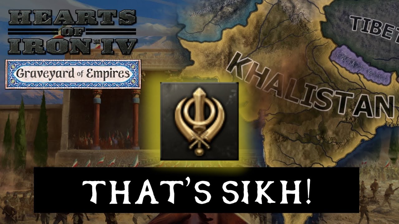 That's Sikh! - HOI4 Achievement Run (Operation KNEE, 1.16.2)