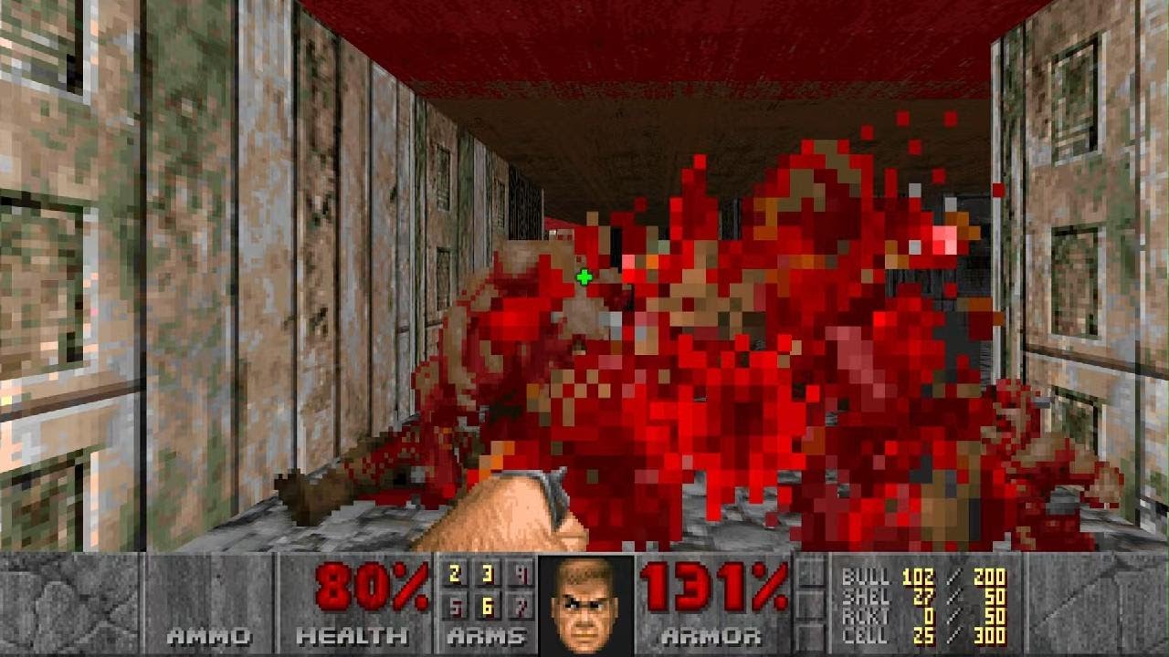 Doom + Doom 2 - Ultimate Doom - E2M2: Containment Area