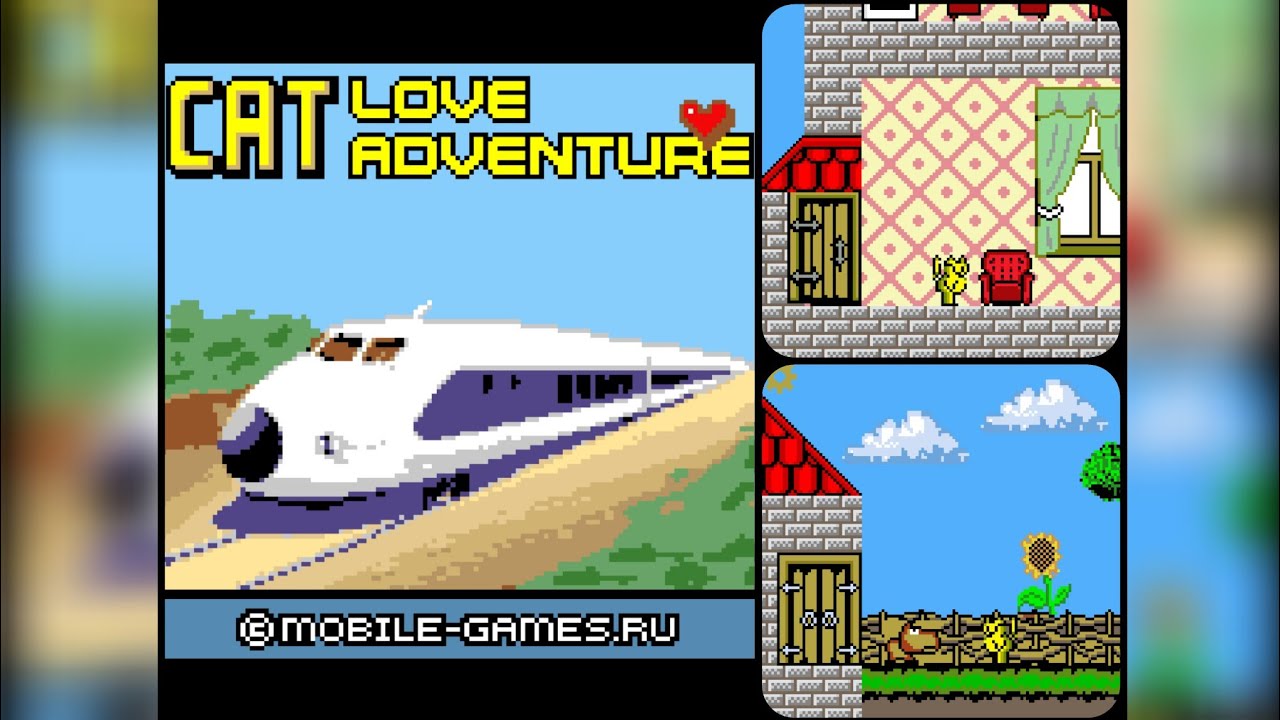 Cat Love Adventure (Java Game) Walkthrough | Mobile-Games.ru | 2004