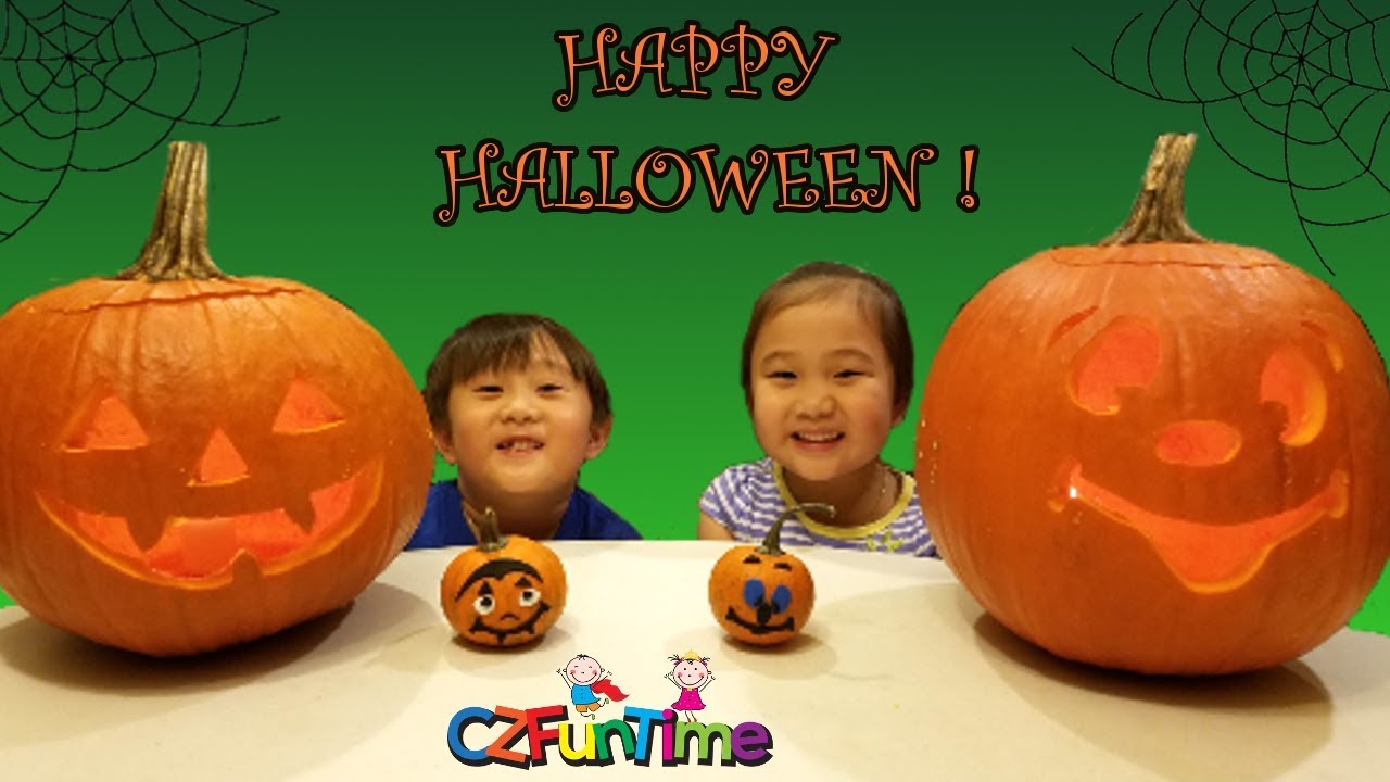 Halloween Pumpkin Carving Decorating Fun Kids Activity