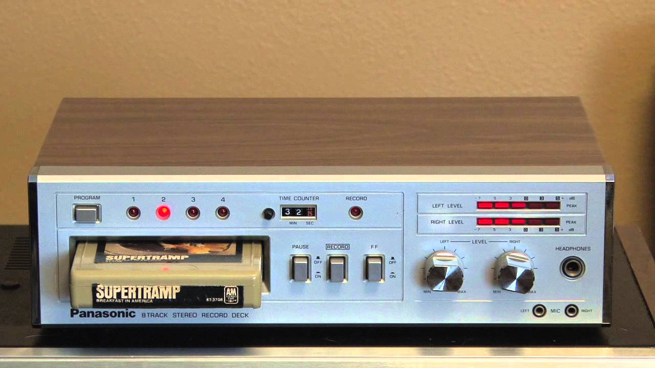 Panasonic RS 856 Stereo 8 Track Tape Player Recorder Tape Deck