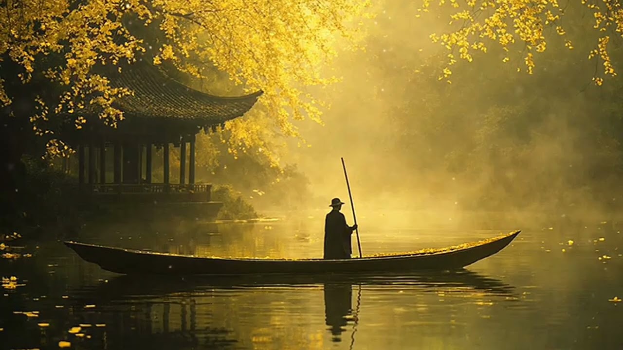 Path of Silence – Sacred Meditation Soundscape | Golden River Sanctuary Healing Zen Ambience