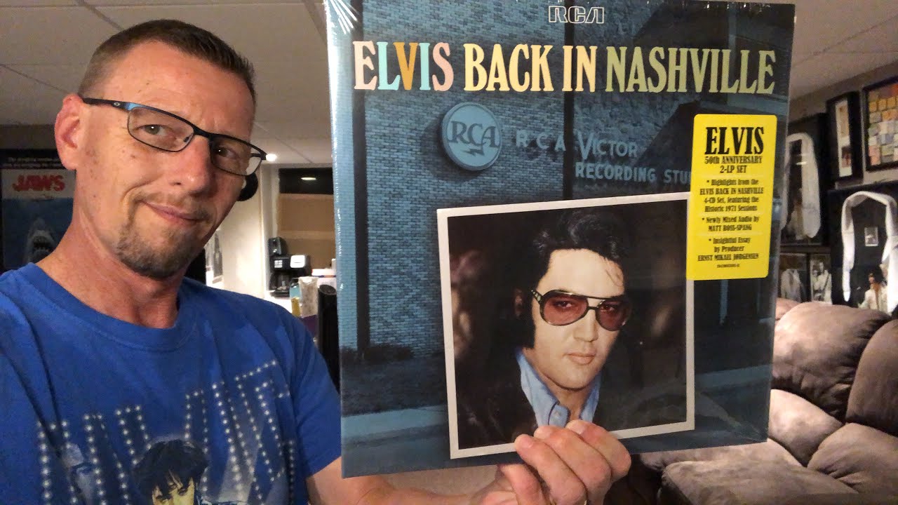 ELVIS BACK IN NASHVILLE VINYL LP Sealed To Revealed. The King’s Court