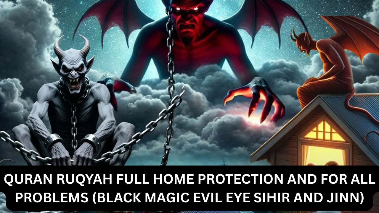 QURAN RUQYAH  FULL HOME PROTECTION AND FOR ALL PROBLEMS (BLACK MAGIC EVIL EYE SIHIR AND JINN)