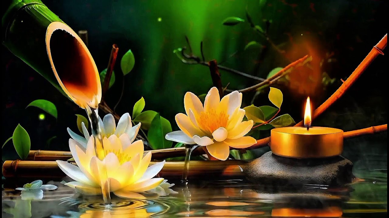 Calm Mind Healing Music - Peaceful Meditation + Spa Sounds | Sleep & Relaxation