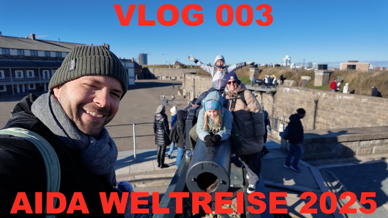 Aida Weltreise 2025 - VLOG 003 - Atlantik&uuml;berfahrt und Kanada Halifax