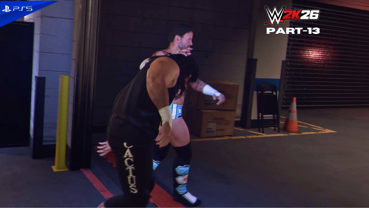 WWE 2K26: Геймплей в режиме Showcase, часть 13 - CM Punk против Cactus Jack || Anto Ryan Tamil Ga...