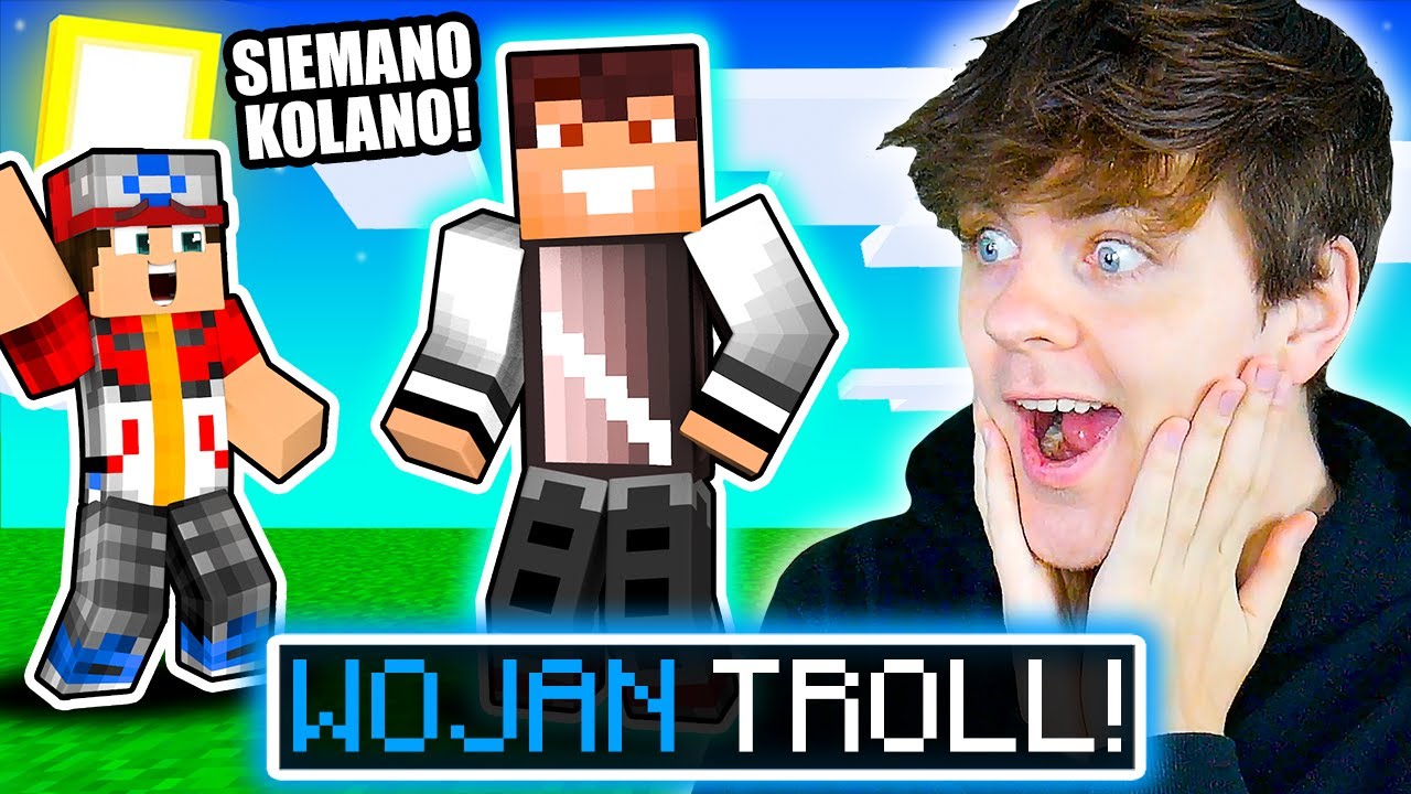 WOJAN PRANK w Minecraft! TROLL na graczach SERWERA w Minecraft!