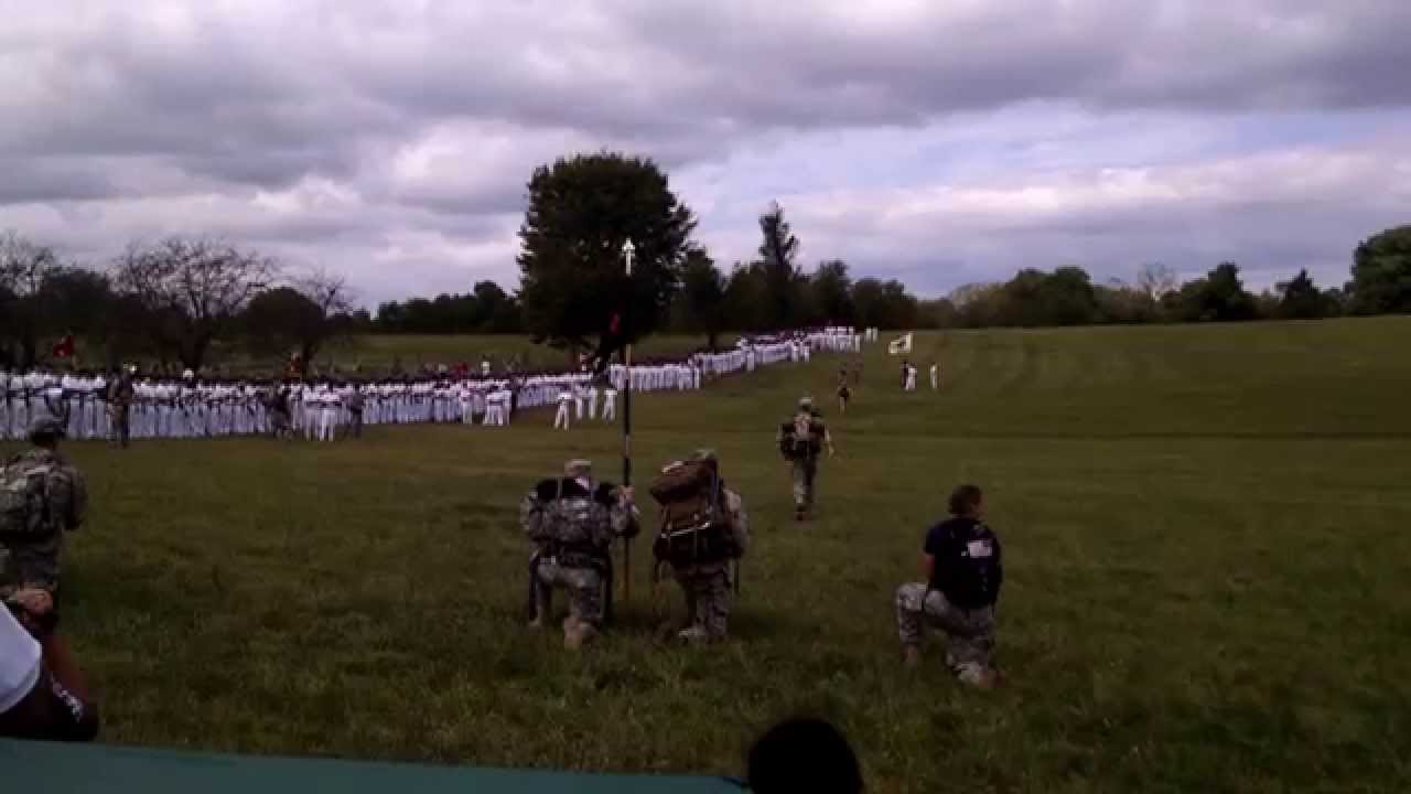 VMI New Market New Cadet Charge Across the Battlefield Class of 2015+3