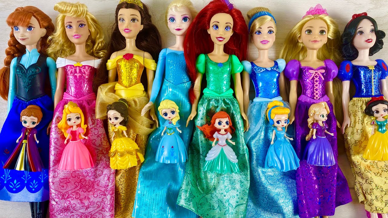 Satisfying ASMR Cleaning! Help Elsa, Anna & Ariel Get Clean Again