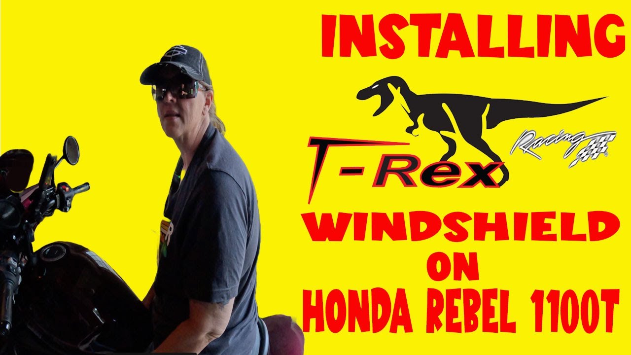 Installing T-Rex Racing Windshield on Honda Rebel 1100T