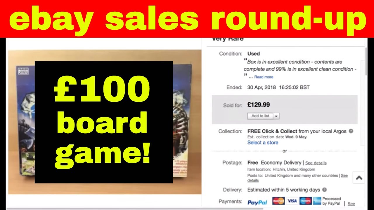 18 items Sold on ebay - sales round up - Full time UK ebay reselling