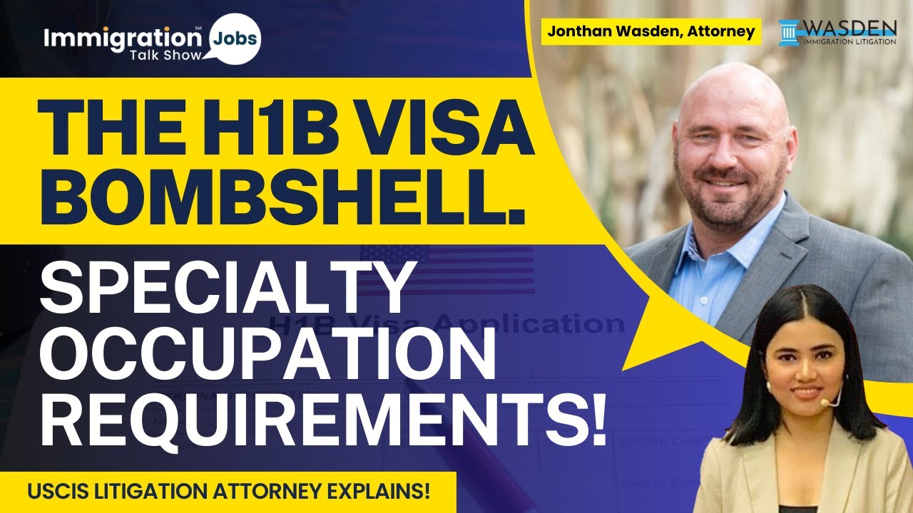 What are the Changes to the H1B specialty Occupation Requirements? #h1blottery #h1bnews #h1bvisa
