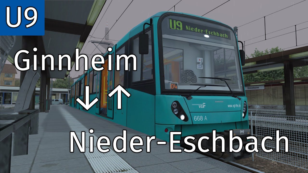 U9: Ginnheim → Nieder-Eschbach → Ginnheim