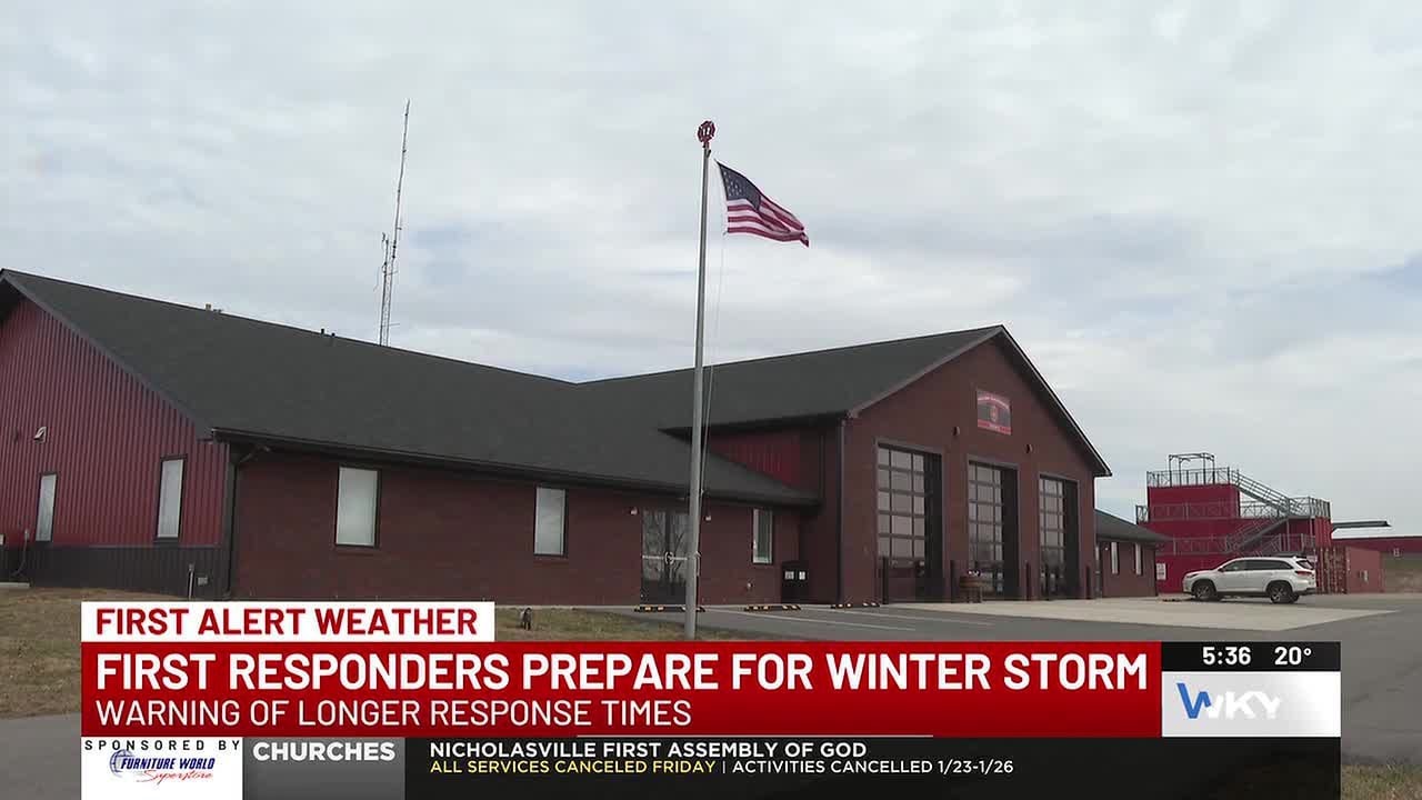 Central Ky. first responders prepare for winter storm
