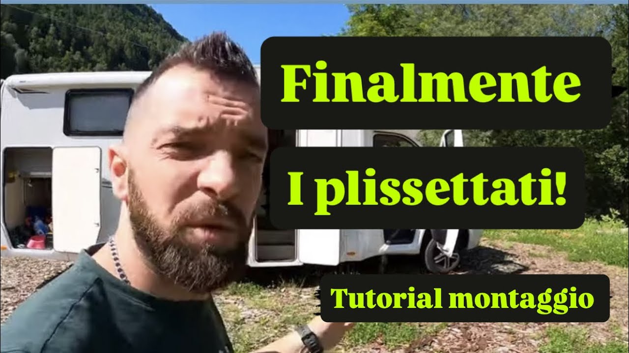 Tutorial montaggio oscuranti camper fai da te