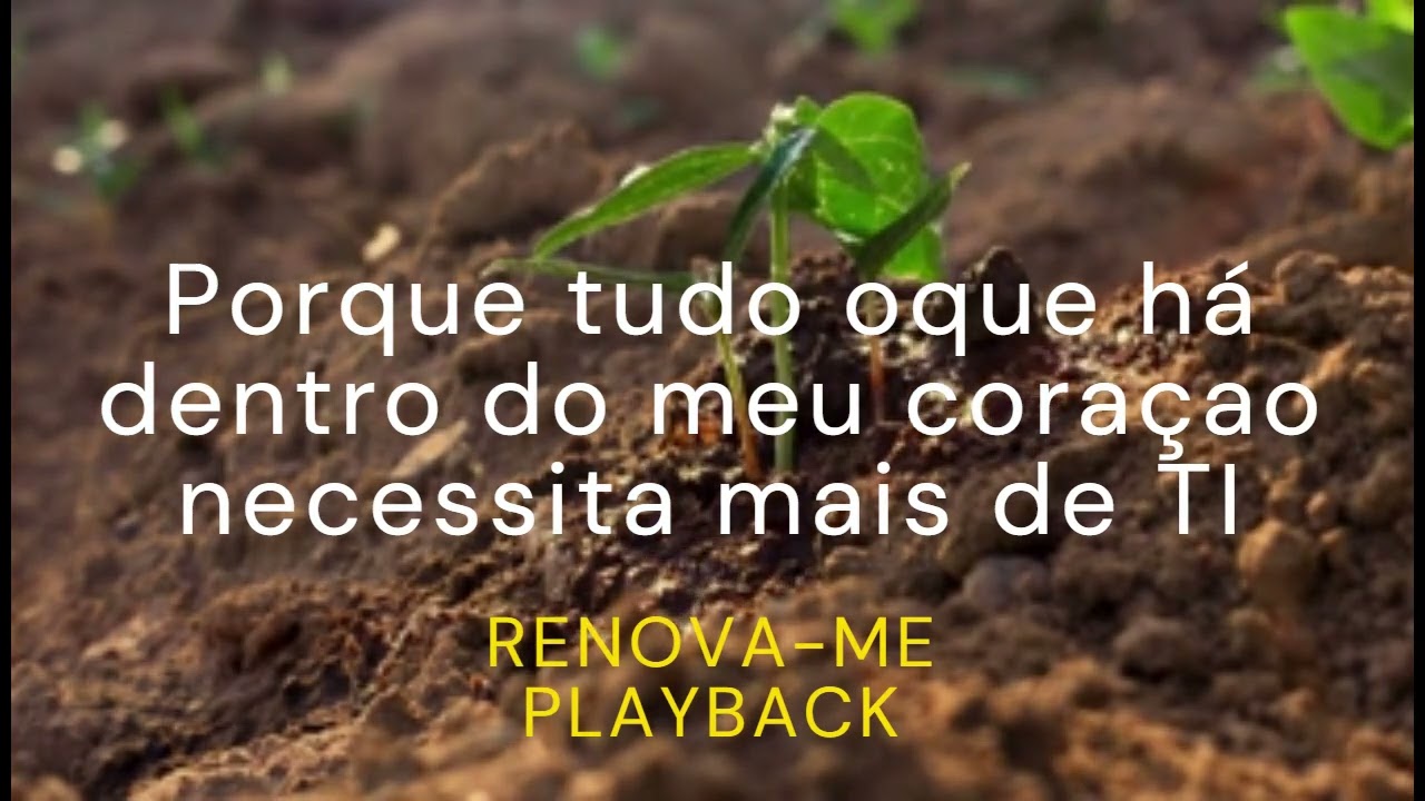 Playback Renova-me.  //musicover