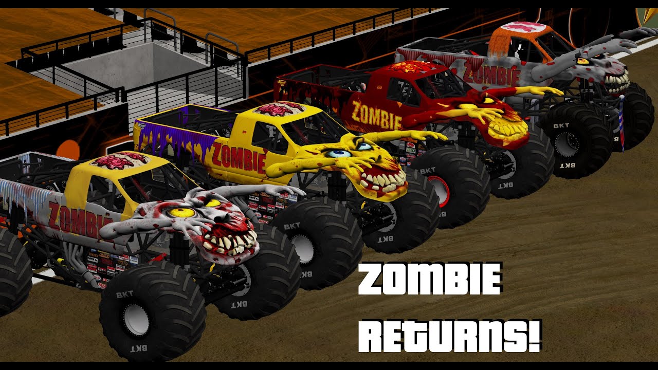 BeamNG.Drive Monster Jam; CRD 3.0 beta1: ZOMBIE RETURNS!
