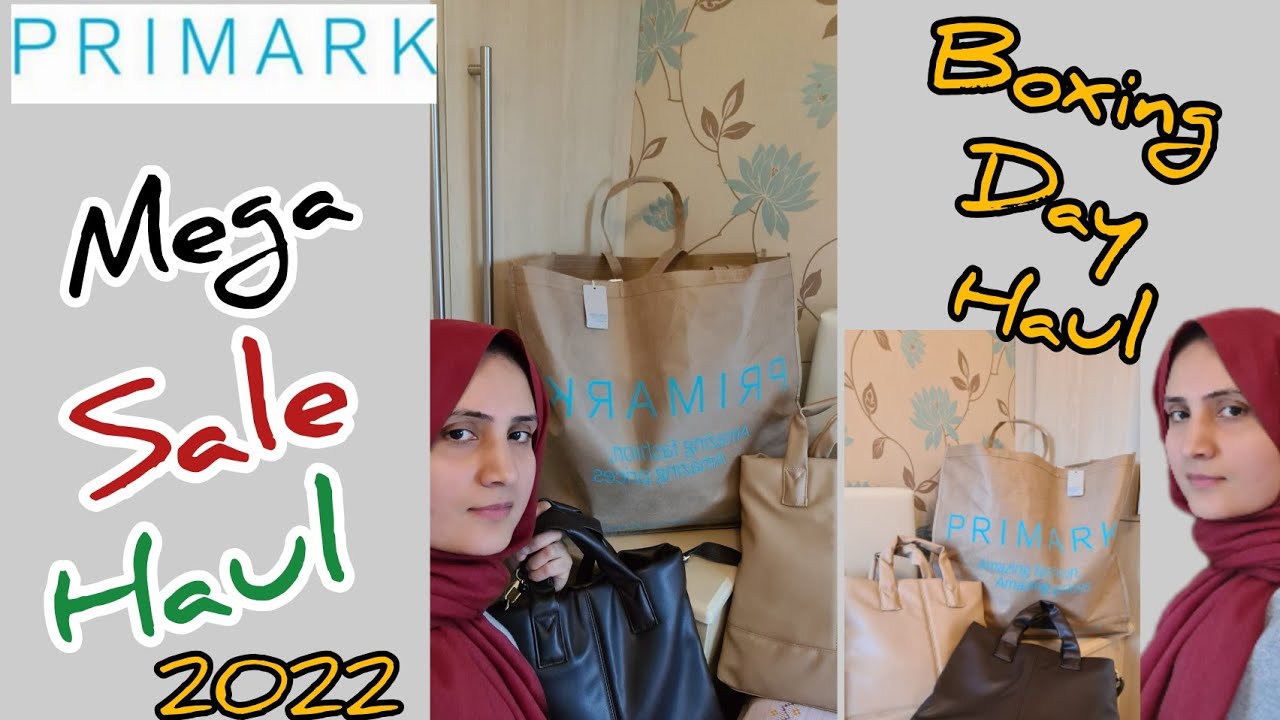 Primark Boxing Day Haul||Boxing day Primark Sales||Women's Bags & Coats Sales in Primark|| Uk Haul