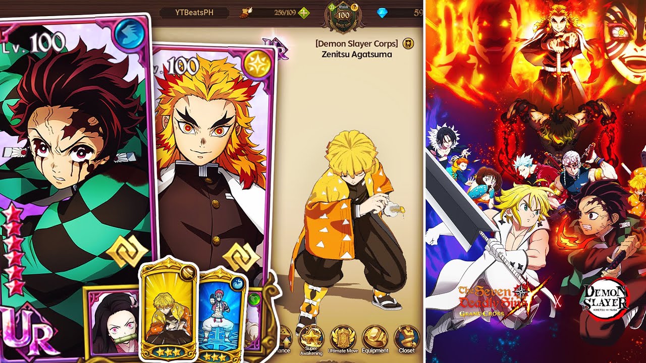 What A Demon Slayer Collab Would Look Like In Seven Deadly Sins: Grand Cross