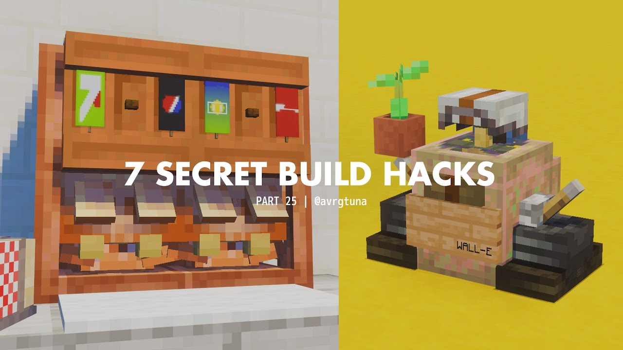 Minecraft | 7 Secret Build Hacks #25