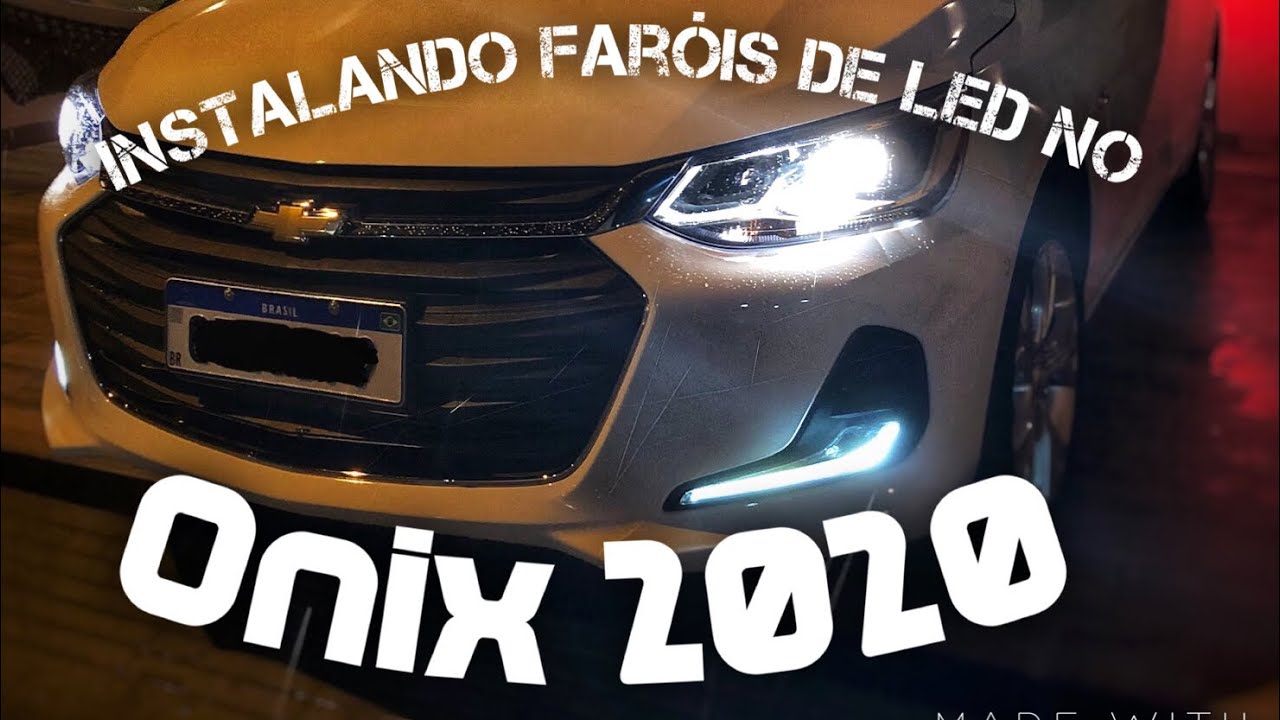 FAROL DE LED NO ONIX 2020 - INSTALAÇÃO PASSO A PASSO