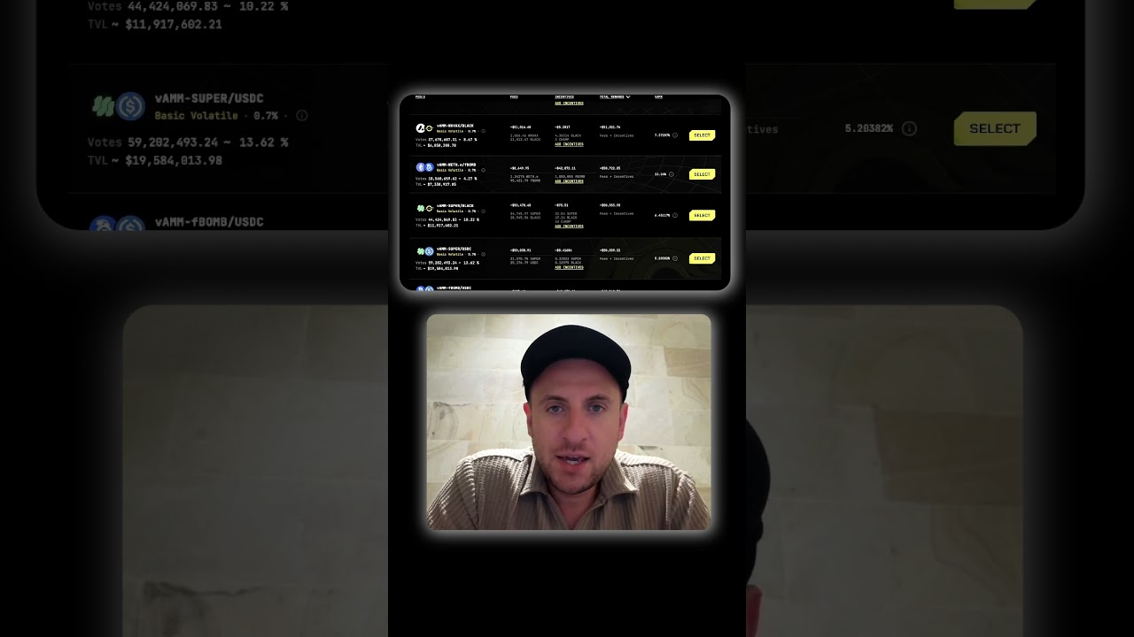 Вот как выбрать правильный пул для голосования на Blackhole DEX.