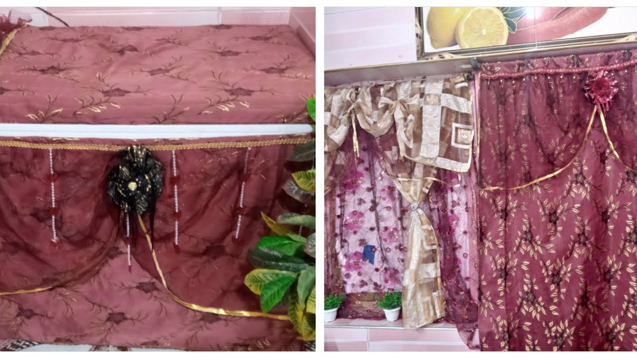 خياطه غلاف مجمده (فريزر)بالقياس خطوه بخطوه +تصوير خياطه البرده وغلاف ثلاجه
