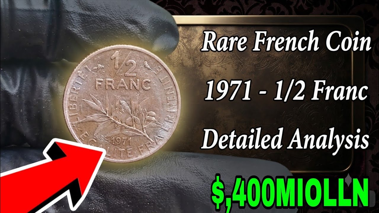 $500: История и ценность французской монеты 1/2 франка 1971 года