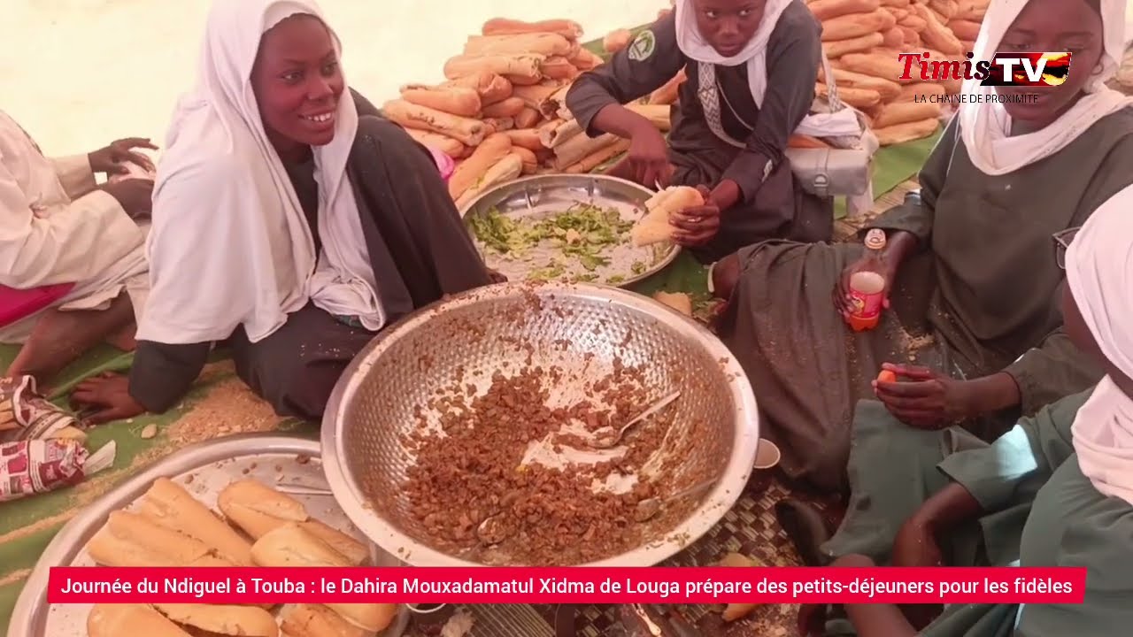 Journée du Ndigël à Touba : Muxadamatul Xidma de Louga prépare des petits-déjeuners pour les fidèles