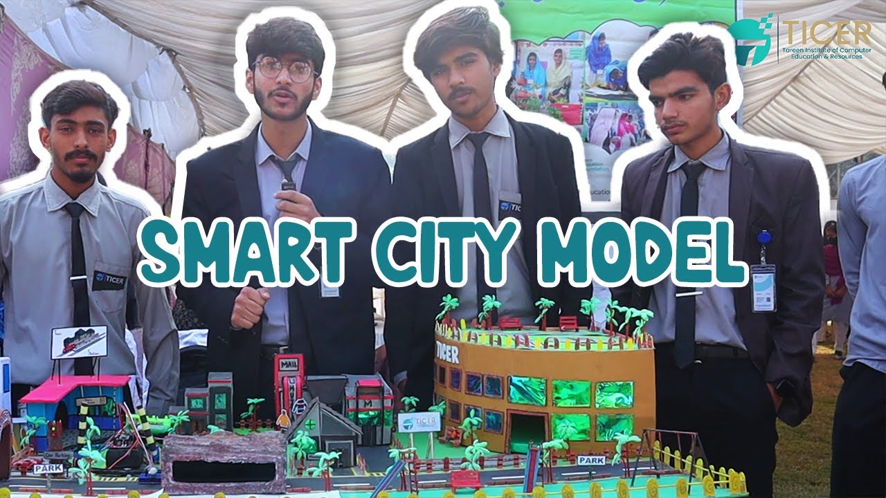 Smart City Model by TICER Student | 8th Lodhran Science Fair 2024 | Innovation in Action