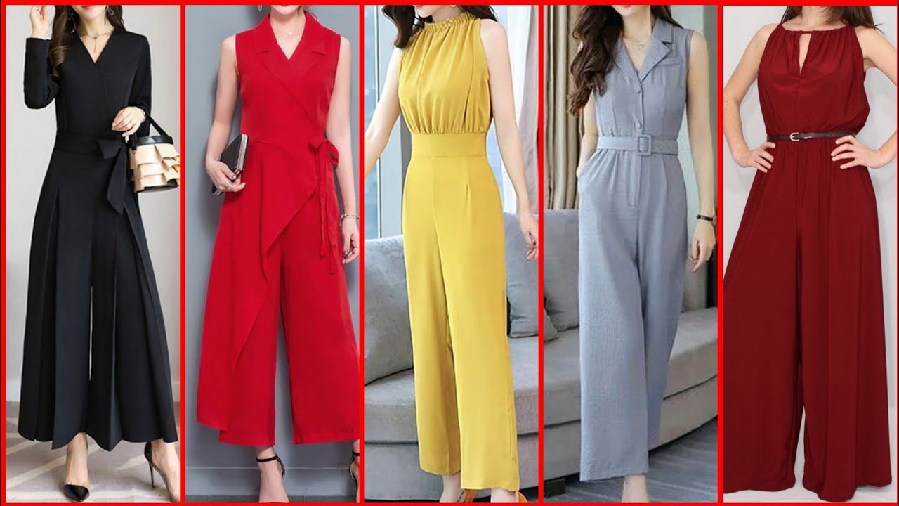 Beautiful Stylish And Outstanding Unique Style Jumpsuits Design For Working Girls /Womens