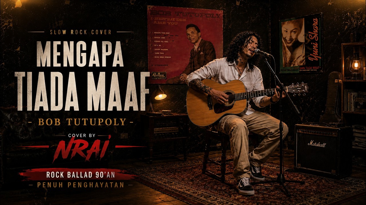 MENGAPA TIADA MAAF - Bob Tutupoly | Slow Rock Cover by NRAI