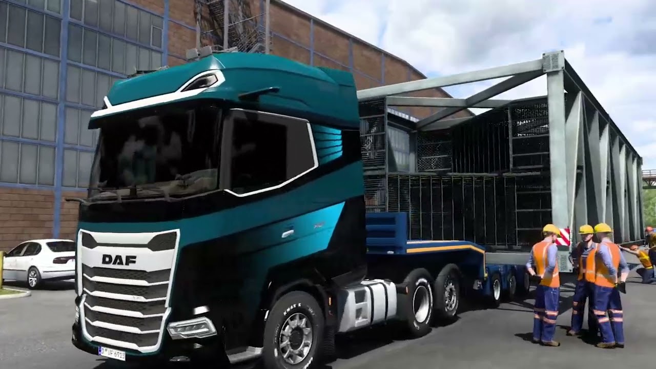 [ETS2 1.46] New BIG Heavy Cargo -Scania vs Daf (730hp vs 530hp) Compare..