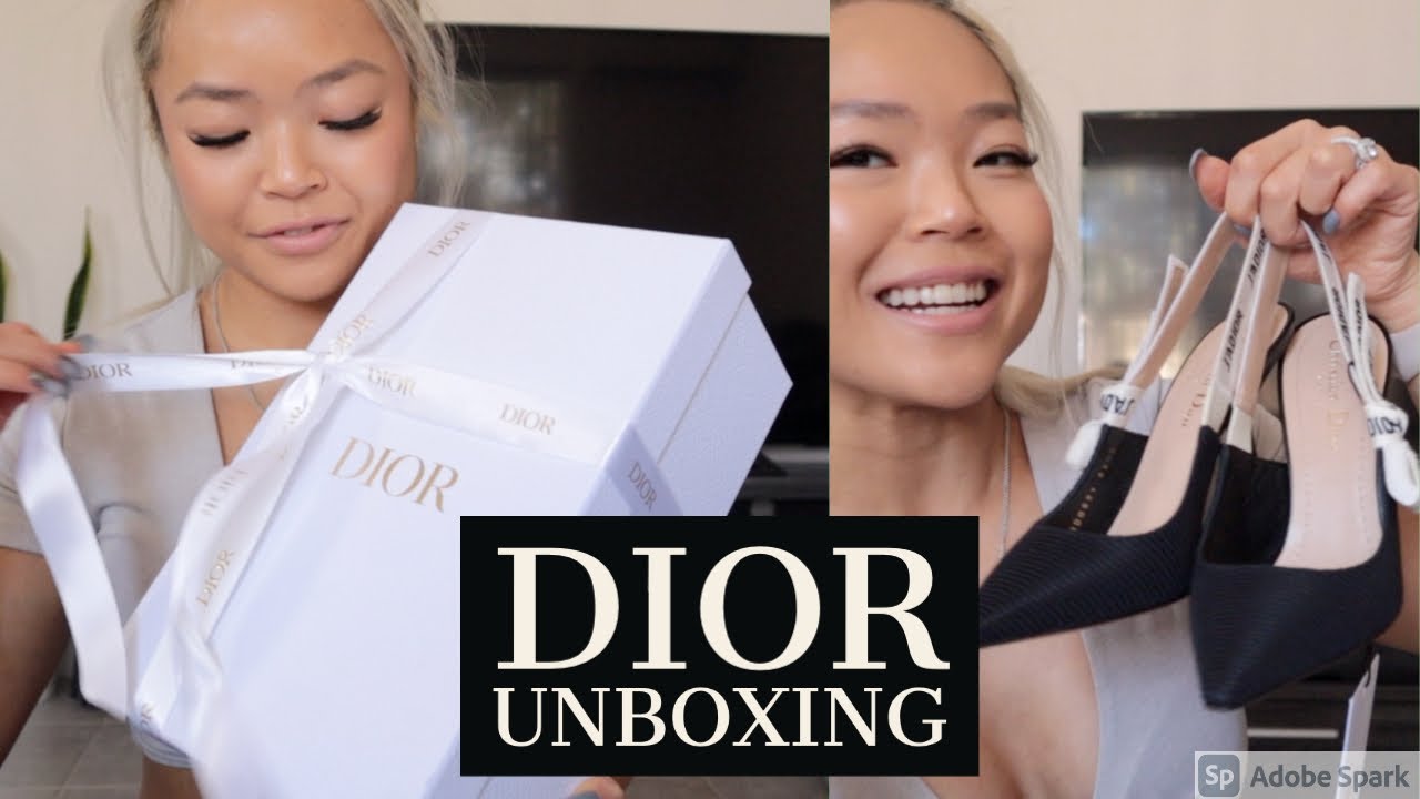 DIOR unboxing ! J'adior slingback pumps