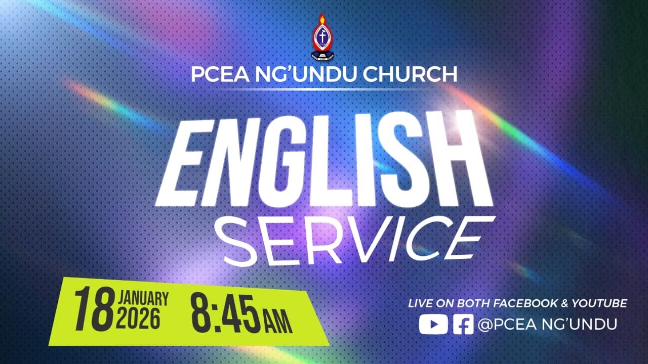 LIVE 🔴 || PCEA NG'UNDU CHURCH | ENGLISH SERVICE | 18TH JANUARY 2026