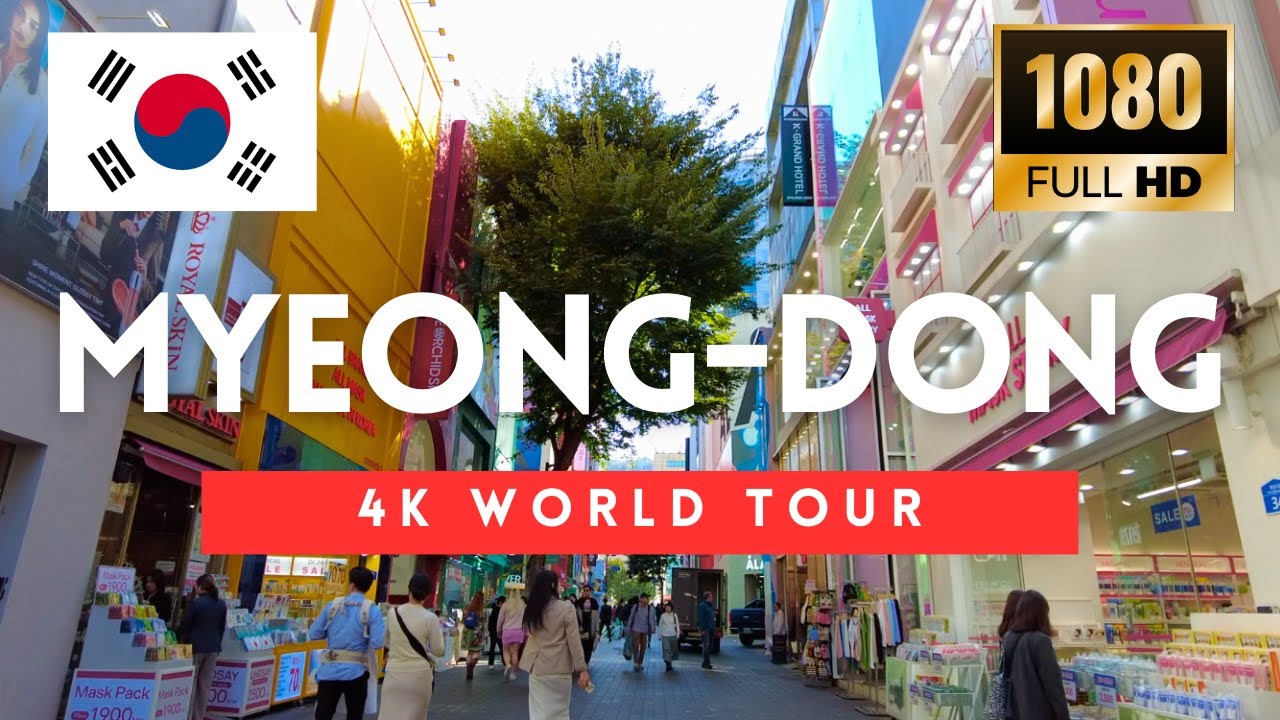 【1080P HDR】🇰🇷KOREA Myeong-dong Walking Tour 2023