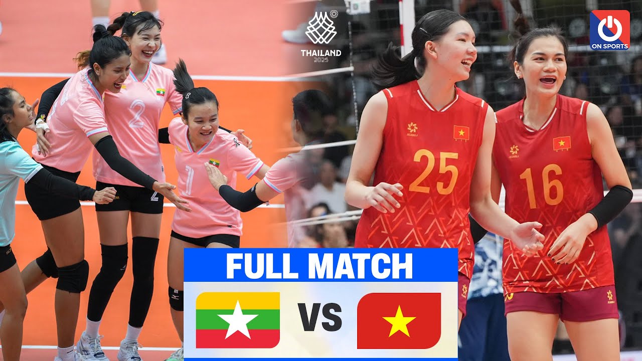 FULL HD | MYANMAR vs. VIET NAM | Bích Thủy - Như Quỳnh bán hành đối thủ
