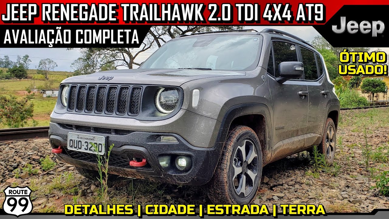 JEEP RENEGADE TRAILHAWK 2.0 TURBO DIESEL 4X4 AT9 | AVALIAÇÃO COMPLETA