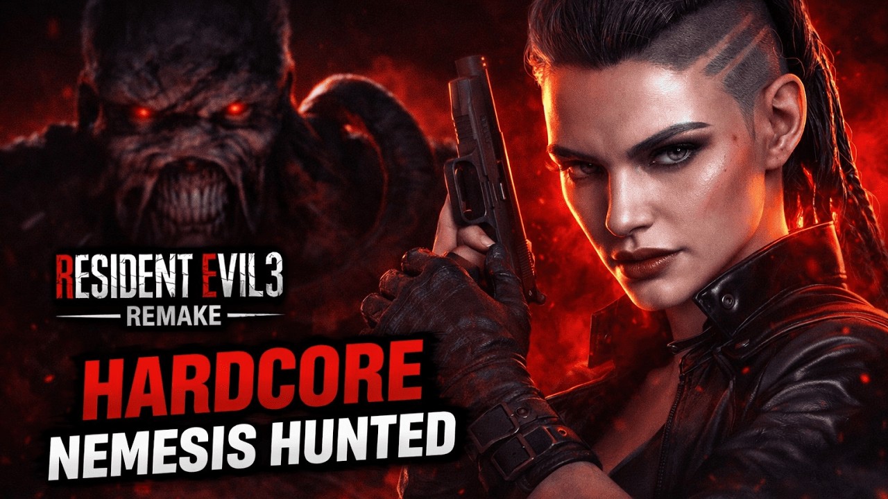 LIVE 🔴 RE3 REMAKE HARDCORE | Nemesis Brutal!