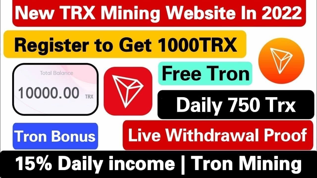 Успей забрать 1000 TRX за регистрацию! Зарабатывай криптовалюту TRON прямо сейчас с trxk.com!