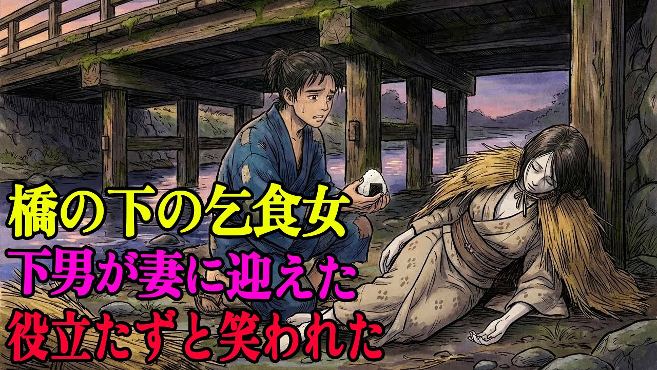 誰も相手にしなかった口をきけぬ乞食の女。下男の男が妻に迎えた結果、家と村の運命が一変した | 野談 | 伝説 | 昔話 | 説話 | 民話
