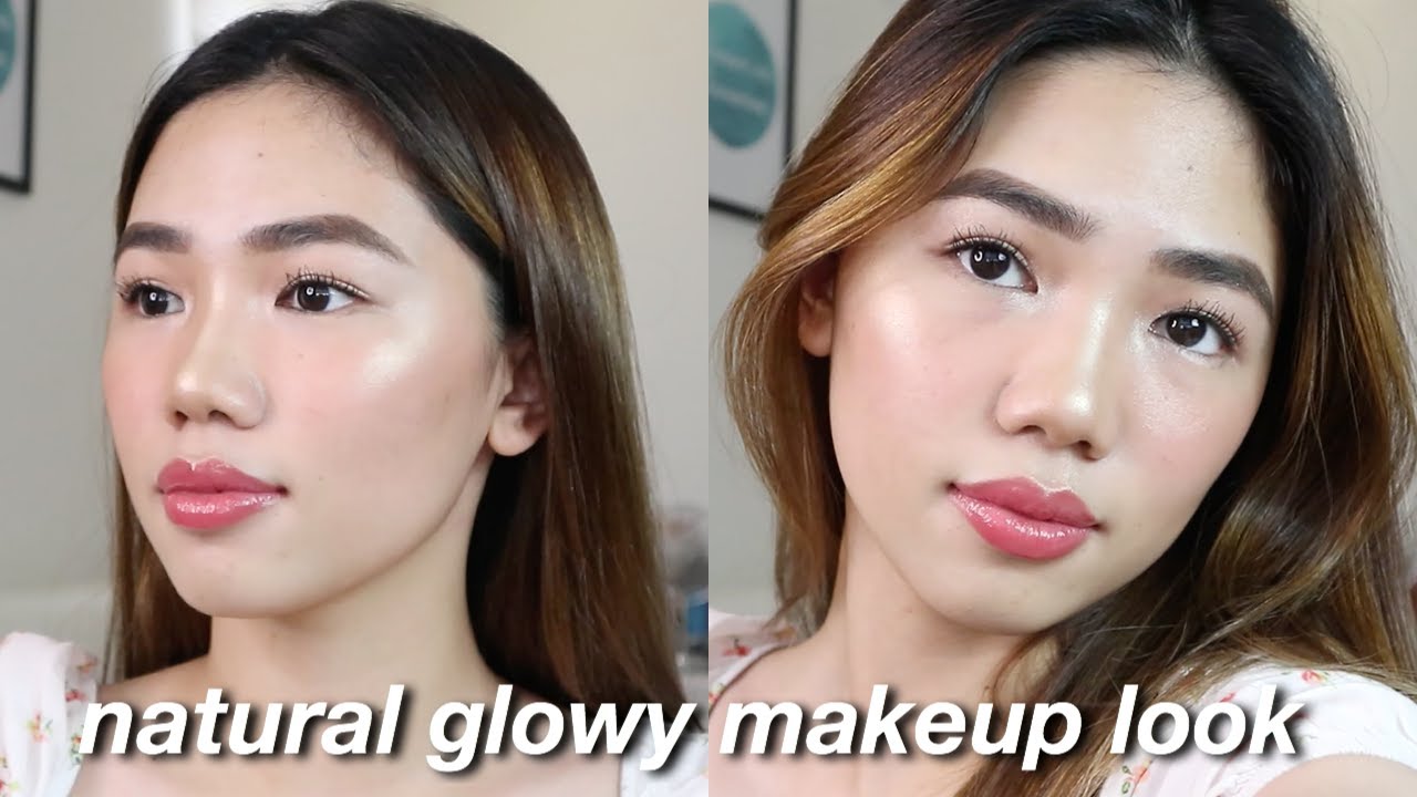 NATURAL GLOWY MAKEUP LOOK