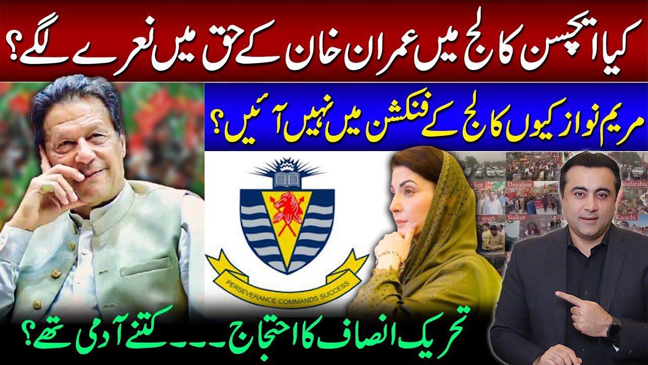 Imran Khan's slogans in Aitchison College? | PTI's protest; Hit or Flop? | Mansoor Ali Khan
