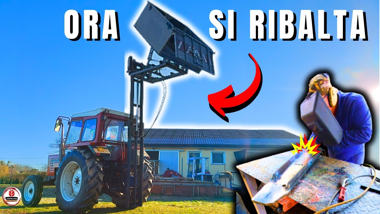 Ho costruito un CASSONE RIBALTABILE per muletto