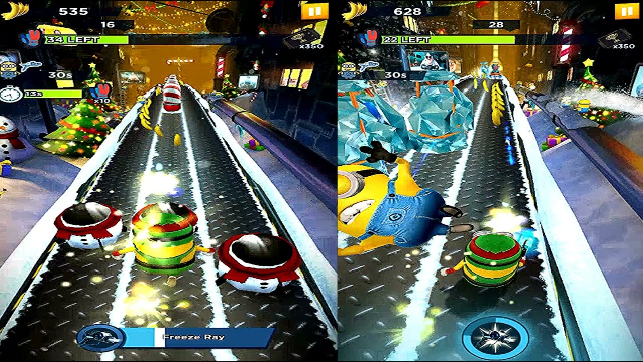 Minion Rush Despicable Me (Christmas Camping Fever) Reverse Gameplay HD, 2-Stage, 1-Milestone
