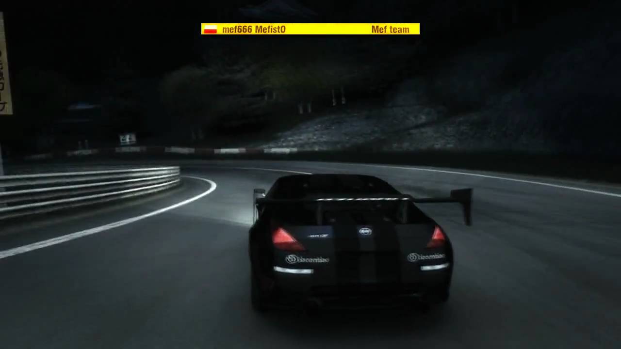 RACE DRIVER GRID 3 head to head challenge - NISSAN 350Z at night GAMEPLAY (HD)