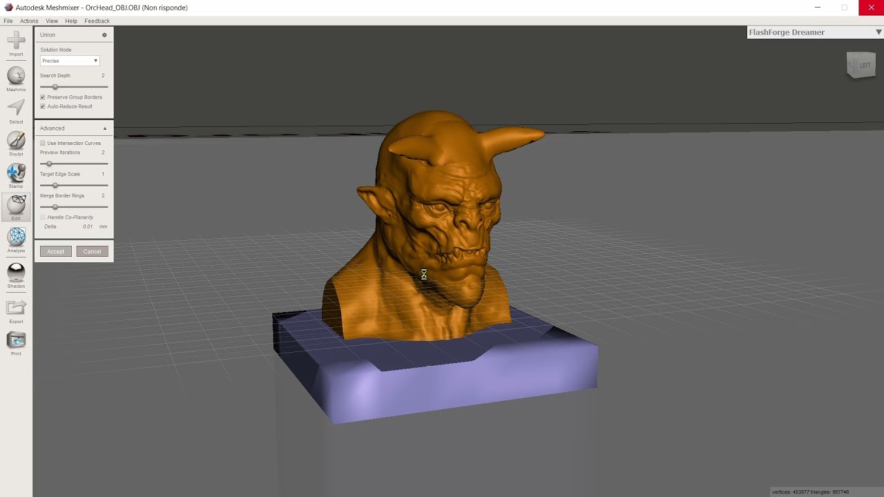 VideoGuida - Scarica e installa GRATUITO Autodesk Mesh Mixer per la scultura 3D e preparalo per l...