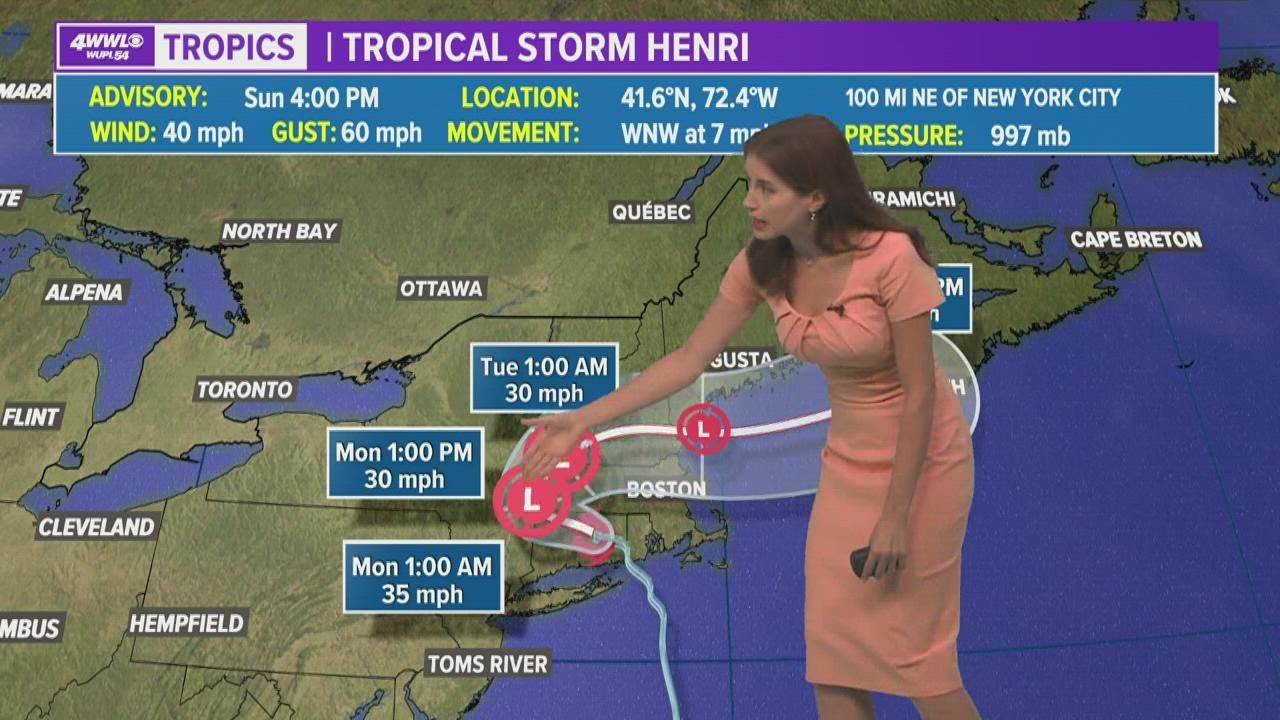 Sunday 5 pm Tropics update: Henri now a Tropical Storm
