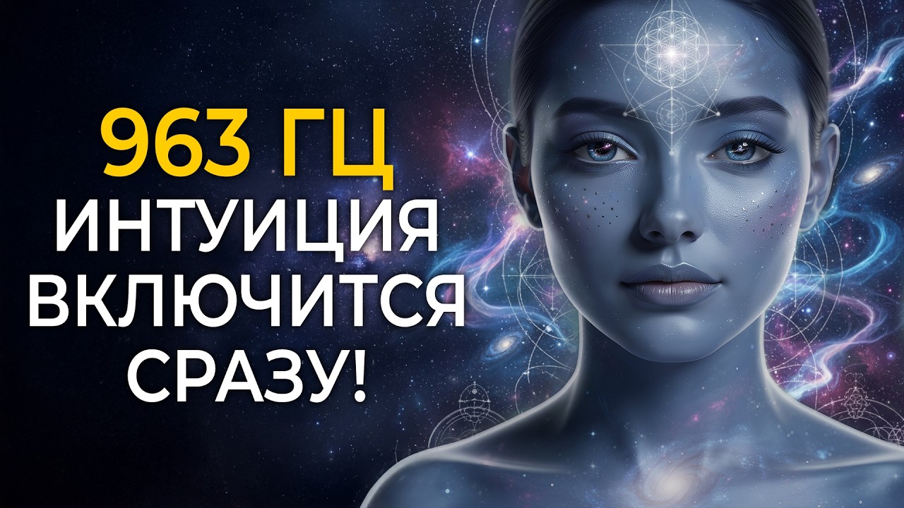 ШОКИРУЮЩИЙ ЭФФЕКТ: Ваша интуиция проснется после первого прослушивания (963 Гц)